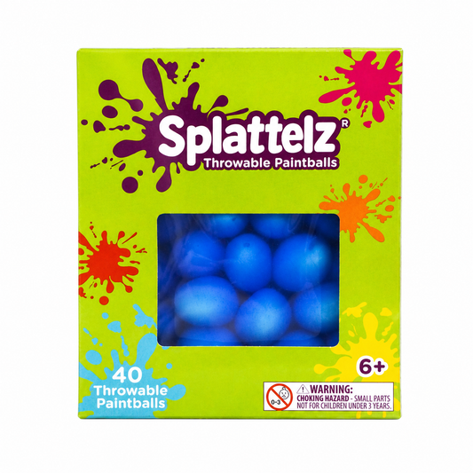 Splattelz Throwable Paintballs - Blue - Pack of 40