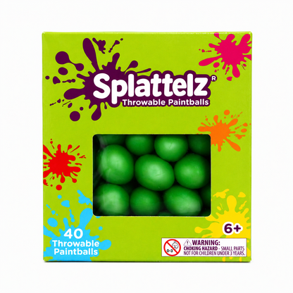 Splattelz Throwable Paintballs - Green - Pack of 40